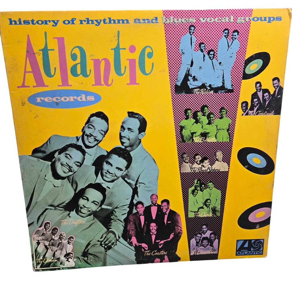 Atlantic Records History of Rhythm and Blues Vocal Groups 1983 Vinyl LP
Tested